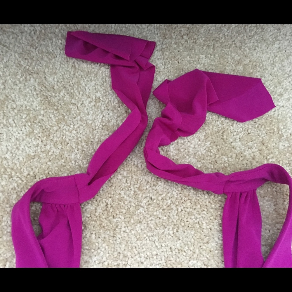 💕2xHP💕 NWT Mary L couture open back gown - Picture 4 of 8